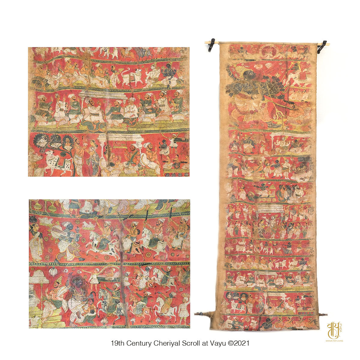 Tales of Origin Scroll Paintings from the Deccan Vayu Design